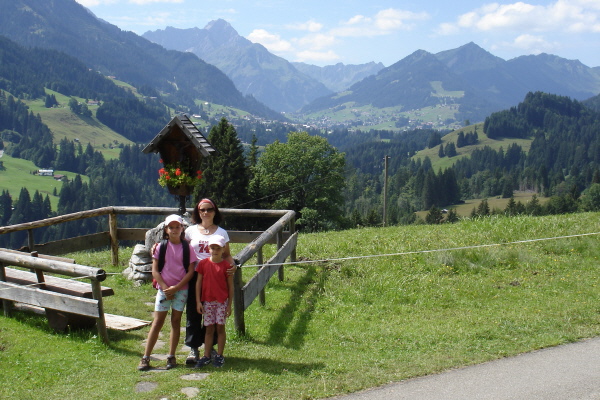 Blick von der Hinterenge ins Tal