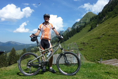 "Alp Leser" mit Blick auf S&auml;ntis